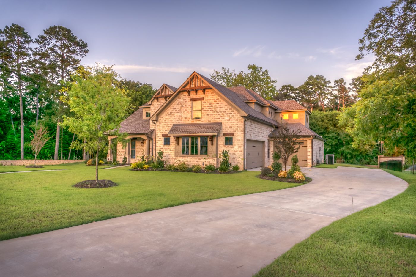 Brick house exterior